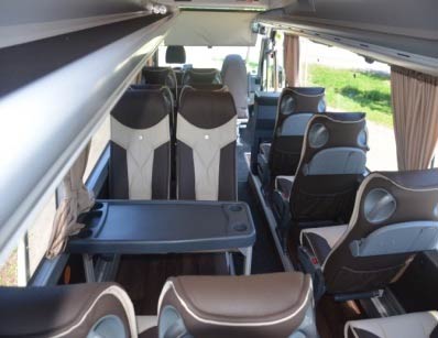 Bus, Mercedes-Benz, 16 Sitzer, Sprinter, innenansicht, vip
